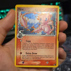 Pokemon TCG Mew Delta Species with error Pokeball and Swirl on top right! - Image 1