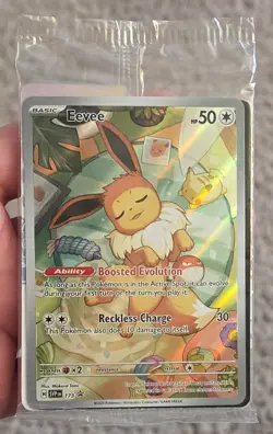 Eevee 173 Black Star Promo Pokemon Prismatic Evolutions Factory Sealed - Image 1