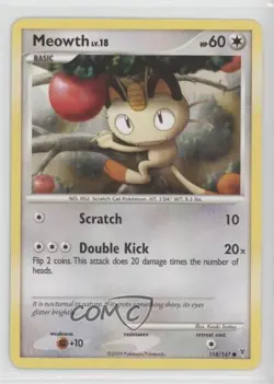 Meowth Pokemon Platinum Supreme Victors #114 2009 - Image 1