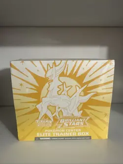 Pokemon Center Brilliant Stars Elite Trainer Box Sword & Shield (dent) - Image 1