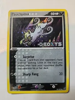 2005 Pokemon POOCHYENA 70/107 - Ex-Deoxys Reverse Foil - Image 1