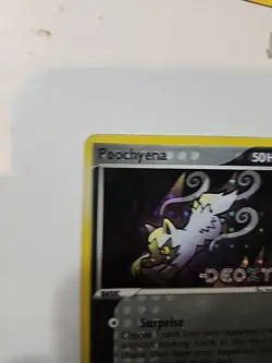 2005 Pokemon POOCHYENA 70/107 - Ex-Deoxys Reverse Foil - Image 5