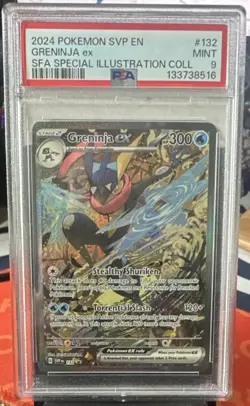 Pokemon Greninja ex 132 SVP Promo Holo Stage 2 300 HP Scarlet & Violet English - Image 1