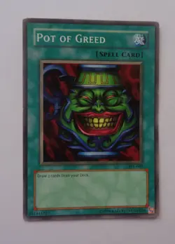Pot of Greed SYE-040 (Common, Unlimited, Moderately Played / MP) Yugioh - Image 1