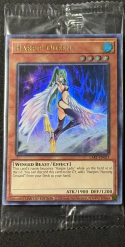Yugioh Harpie Queen LART-EN021 Lost Art Ultra Rare Sealed - Image 1