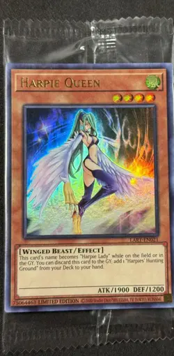 Yugioh Harpie Queen LART-EN021 Lost Art Ultra Rare Sealed - Image 2