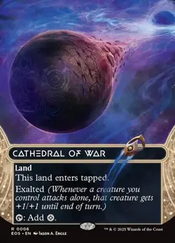 Cathedral of War (#6) - Extended Art EOS NM MTG - Image 1