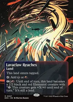 Lavaclaw Reaches (#67) - Extended Art EOS NM MTG - Image 1