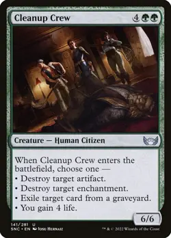 MTG Cleanup Crew - Streets of New Capenna (SNC) NM UC #141 - Image 1