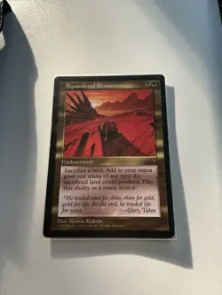 1x MTG Squandered Resources Visions Rare LP #2 - Image 1