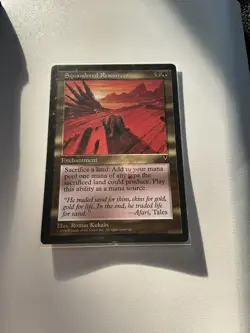 1x MTG Squandered Resources Visions Rare LP #1 - Image 1