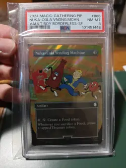 nuka cola vending machine mtg PSA 8 - Image 1