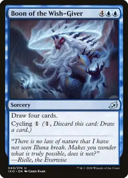 MTG Boon of the Wish-Giver - Ikoria: Lair of Behemoths (IKO) NM UC #43 - Image 1