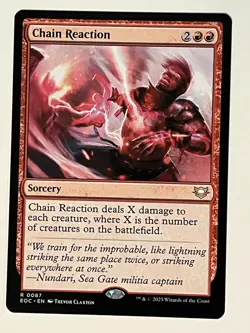 Chain Reaction Commander: Edge of Eternities Non-Foil Regular MTG - Image 1