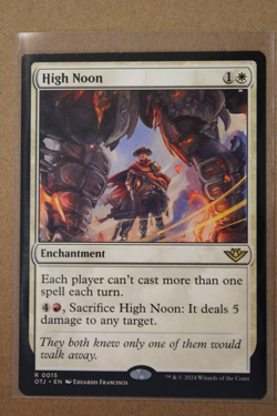 High Noon Outlaws of Thunder Junction Regular MTG TCG Near Mint - Image 1