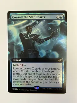 Consult the Star Charts (Extended Art) 325 MTG Edge of Eternities FOIL - Image 1