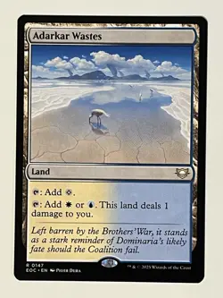 Adarkar Wastes Commander: Edge of Eternities Non-Foil Regular MTG - Image 1