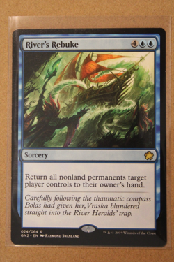 River's Rebuke Magic Game Night 2019 Regular MTG TCG Near Mint - Image 1