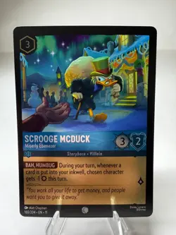 Scrooge McDuck - Miserly Ebenezer 160/204 Cold Foil Disney Lorcana Winterspell - Image 1