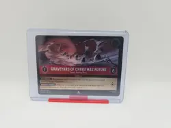 Disney Lorcana Winterspell Graveyard of Christmas Future 135/204 - Cold Foil - Image 1