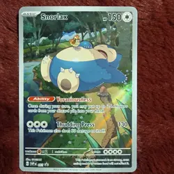 Pokemon Snorlax SVP051 Scarlet & Violet Promo Holo Basic Card 150 HP 2023 - Image 1