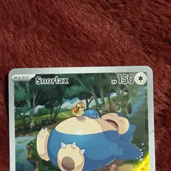 Pokemon Snorlax SVP051 Scarlet & Violet Promo Holo Basic Card 150 HP 2023 - Image 5