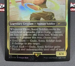MTG FOIL Guile, Sonic Soldier- DAMAGED -Secret Lair Drop Magic Card #434 - Image 4