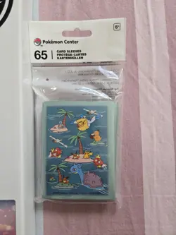 Pokemon Center Dreamy Dragonite Playmat & Sunny Sea Card Sleeves - Image 5