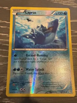 Pokemon TCG Lapras Breakpoint Card 28/122 Reverse Holo Uncommon - Image 1