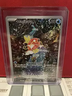 Pokemon TCG Magikarp Scarlet & Violet Paldea Evolved Holo Card 203/193 - Image 1