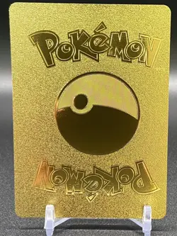 Pokemon Fan Art Display Gold Foil Card Pikachu - Image 2