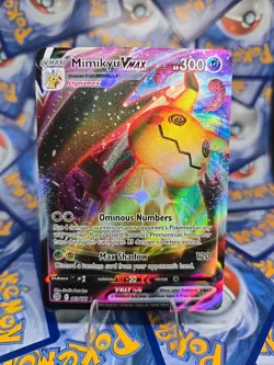 Pokemon Mimikyu VMAX Holo Ultra Rare TCG Card 069/172 Brilliant Stars NM/LP - Image 1