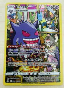 Gengar TG06/TG30 Full Art Holo Trainer Gallery Lost Origin 2022 Pokemon Card NM - Image 1