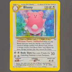 Blissey - 2/64 - Pokemon Neo Revelation Unlimited Holo Rare Card DAMAGED - Image 1