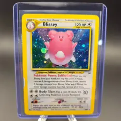 Blissey - 2/64 - Pokemon Neo Revelation Unlimited Holo Rare Card DAMAGED - Image 3