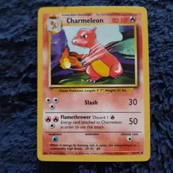 Charmeleon Base Set 24/102 Pokemon Card. - Image 1