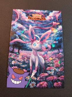 Pokemon 2025 Card Database Halloween Set Sylveon Van Gogh Cracked Ice Holo Peru - Image 1