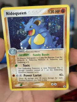 Pokemon Nidoqueen 9/112 EX FireRed & LeafGreen Holo Rare Stage 2 120HP 2004 Card - Image 1