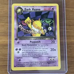 Pokemon Card - Dark Hypno Team Rocket 26/82 Rare 1st Edition - Image 1