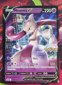 Mewtwo V SWSH223 SWSH: Sword & Shield Promo Cards Holo - Image 1