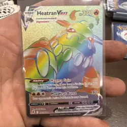 Pokemon TCG Heatran VMAX Astral Radiance Holo Card 191/189 Secret Rare - Image 1