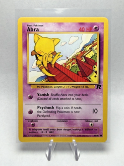 Abra 49/82 Team Rocket Vintage 2000 Pokemon Card - NM - Image 1