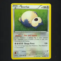 Snorlax 80/106 - Flashfire - Pokemon Card - Image 1