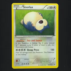 Snorlax 80/106 - Flashfire - Pokemon Card - Image 3