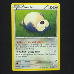 Snorlax 80/106 - Flashfire - Pokemon Card - Image 5