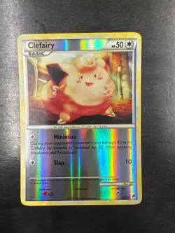 clefairy 54/95 foil pokemon card- excellent condition - Image 1