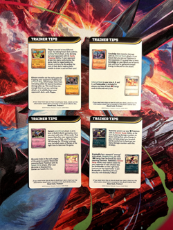 Phantasmal Flames Trainer Tips Complete Set of 4 - Prerelease Pack Art Card Set - Image 2