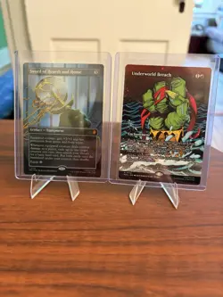 TMNT Sword of Hearth and Home Foil & Underworld Breach Regular - NM - Unplayed - Image 1