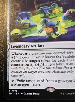 The Ooze 0177 Rare Teenage Mutant Ninja Turtles Magic: The Gathering - Image 4