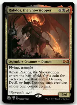 Rakdos, the Showstopper #199 (NM) Ravnica Allegiance RNA Magic MTG - Image 1
